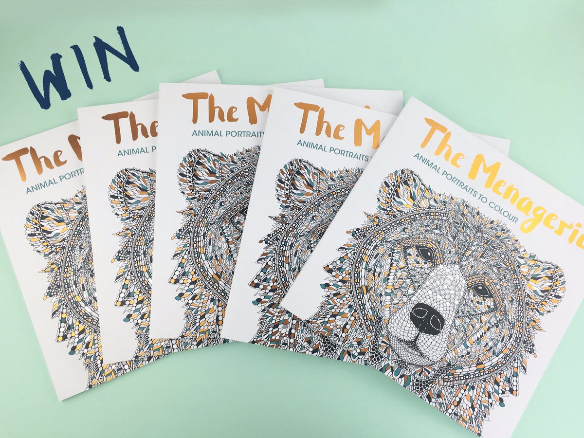 ohh_deer's tweet photo. It's competition time again! RT to win a copy of The Menagerie colouring book for adults courtesy of @OMaraBooks https://t.co/VjK1ui718B