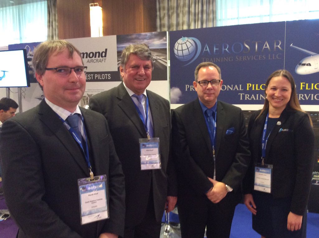 halldalegroup's tweet photo. Aerostar also announced at #eats2015 a MOU with Czech Aviation Training Centre for EASA approved training in US https://t.co/6TVeegcnzy