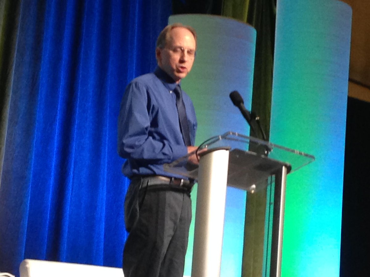 foresters's tweet photo. David Bengston, futurist with the US Forest Service, says to consider a range of alternative futures. #safconvention https://t.co/T5hQej6tbR