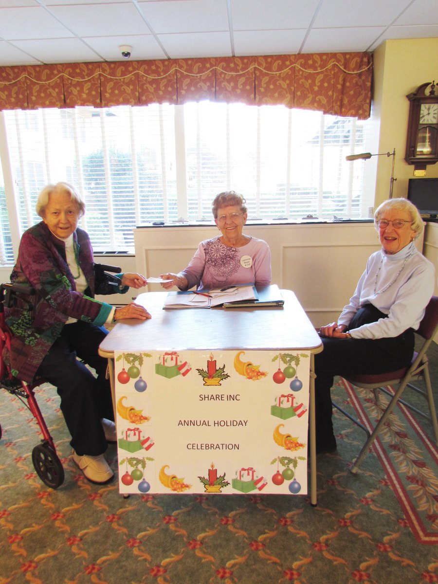 VinsonHallRC's tweet photo. Our independent living residents are in the Vinson Hall lobby this week collection donations for @SHAREMcLean! https://t.co/PxqDNfa70H