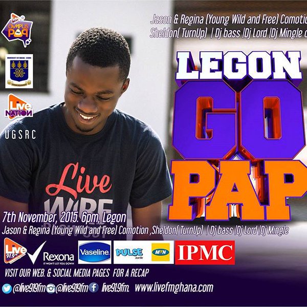 hyperactive_gh's tweet photo. EVENT: Legon Go Pap #LegonGoPapAgain #7thNovember2015 #Legon #UGSRC cc: @live919fm @rexonaghana https://t.co/FPty744JtS