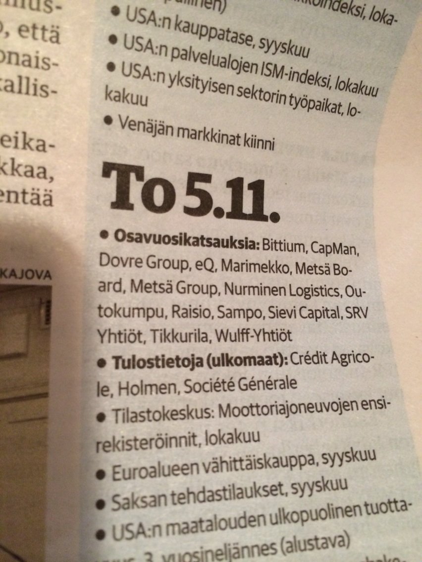 zijoittaja's tweet photo. Huomennakin suhteellisen vilkas #tulostorstai. 15 osaria. Torstai tuntuu olevan viikonpäivistä suosituin.Miksiköhän? https://t.co/SKTSckiVix