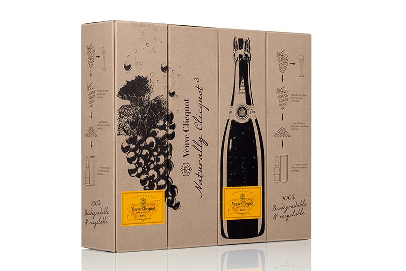 mundodmarketing's tweet photo. Veuve Clicquot cria embalagem feita de resíduos de uva e papel reciclado. (https://t.co/1w7OhRFldv) https://t.co/hXyQXBvTML