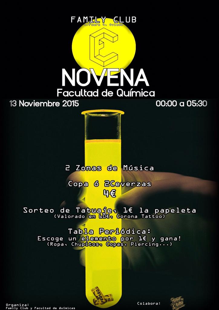 Quimica2016's tweet photo. VUELVE LA NOVENAAAA🎉🎉🎉🎉 https://t.co/UbYdvVDH3T