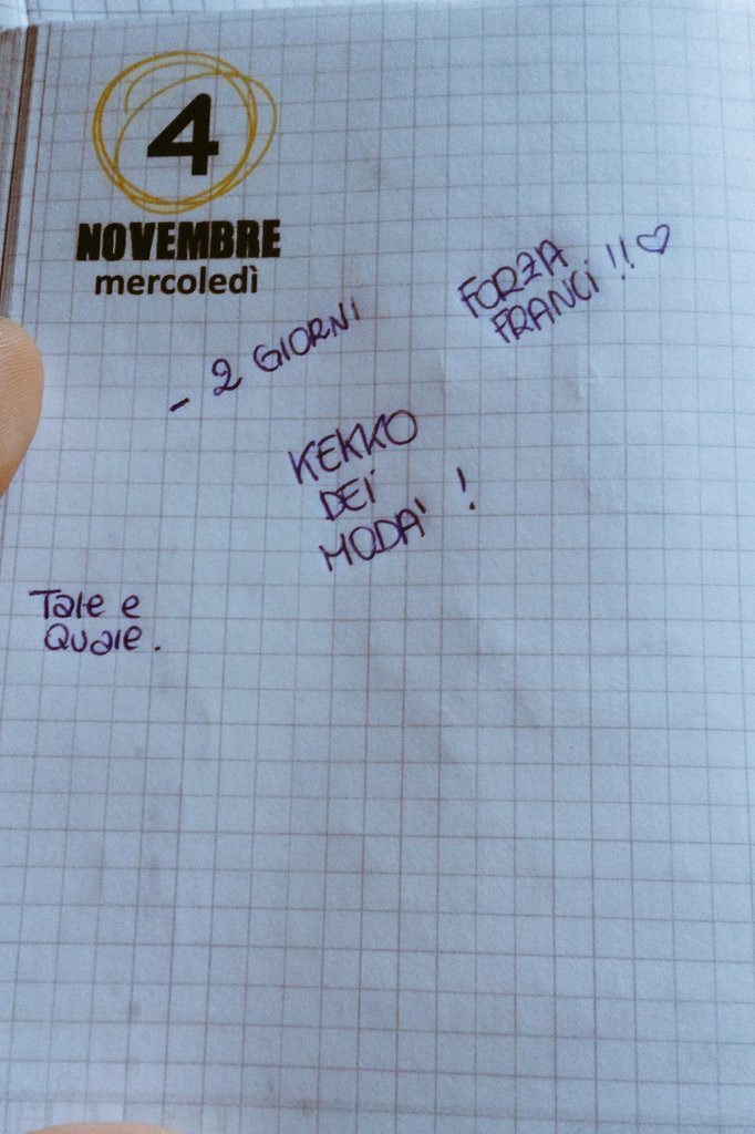 edithsvoice's tweet photo. @frankcicchella E intanto io attendo di vederti nei panni del grande Kekko! E so che non mi deluderai 😘💪 #ForzaFra https://t.co/At2WJGjN3b