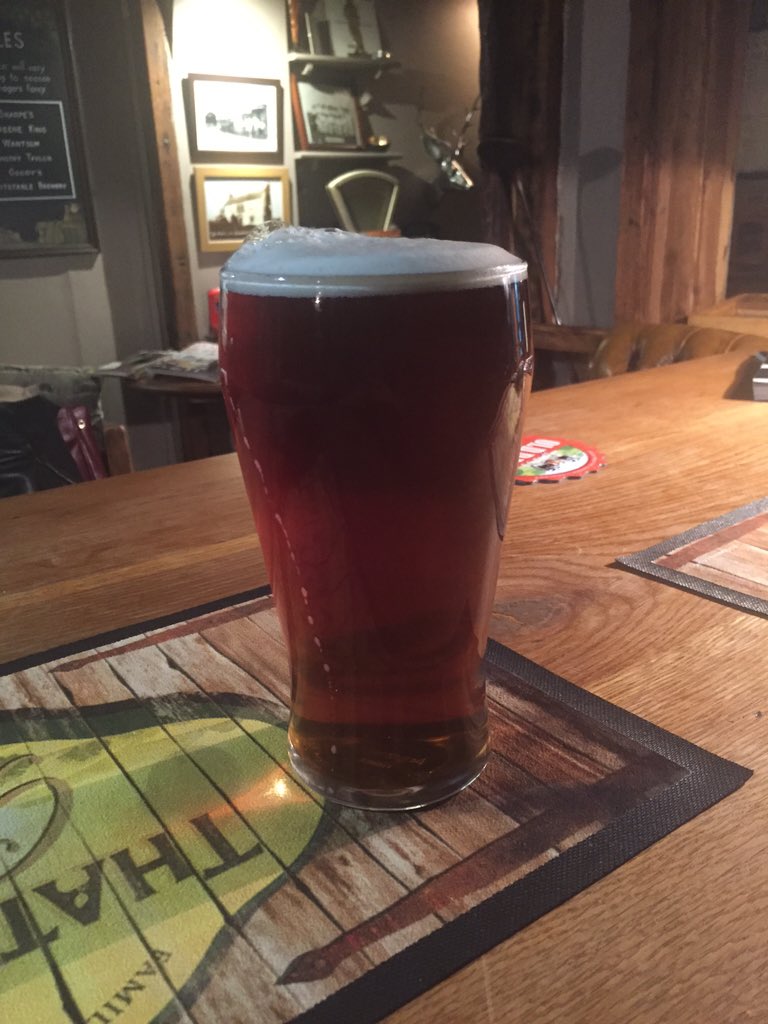 1 of our favs fresh on #coppertop <a href="/OldDairyBrewery/">Old Dairy taproom</a> #tapped #realale #barrel #keg #countrypub #nowthatswhaticallapint