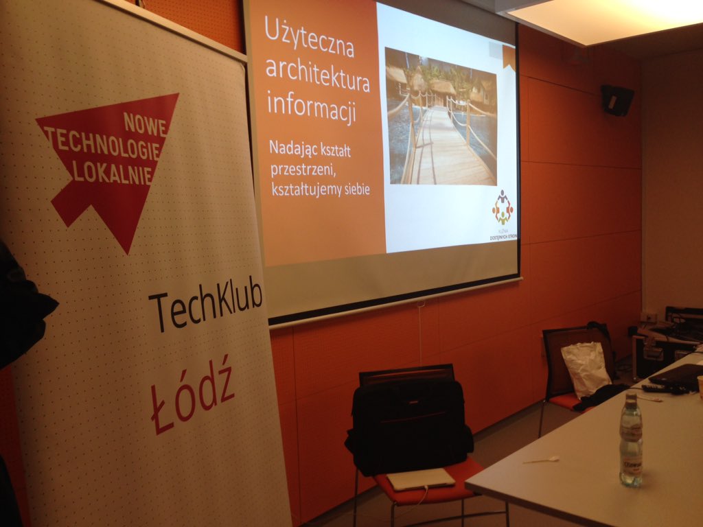 Omawiamy użyteczną architekturę informacji #techklub  #Łodź