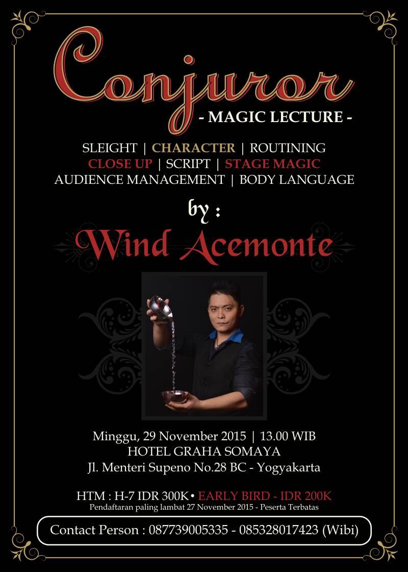 lexdepraxis's tweet photo. magic enthusiasts di Jogja, wajib ikut nih lecture nya @Acemonte..

duh, ngarep mendadak ada jadwal ke Jogja. 😢 https://t.co/JLHfVTIZ5B