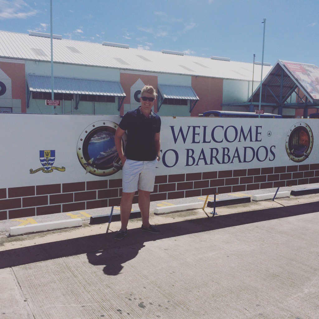 HermanPieters's tweet photo. Finally made it to the other side of the world after 5days at sea!! #Barbados #adventurepart2 #MSCdivina https://t.co/3jruZ5tF9a