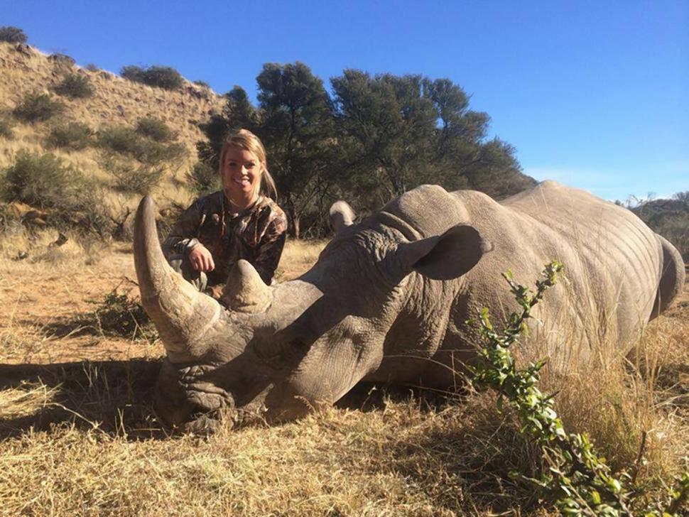 tutticontenti's tweet photo. Murderess @_Kendalljones_ is using her daddy's #money to build her life on #Death. 
It is wrong to kill a #rhino https://t.co/YdVfQsJfqe