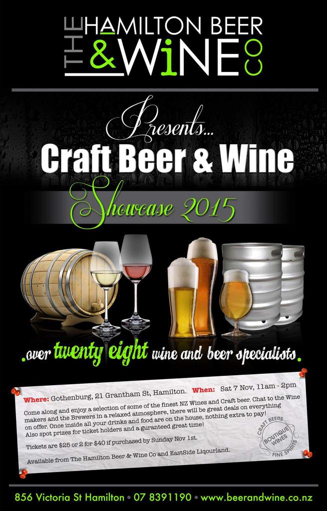Aweome event on this weekend in Hamilton,will be tasting lots great wine and beer