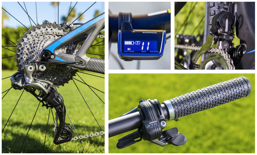 pinkbike's tweet photo. Is electronic shifting the future? Our @ShimanoMTB #Di2XTR long term review is up now - https://t.co/yDwShq4317 https://t.co/EzSUehzeYG