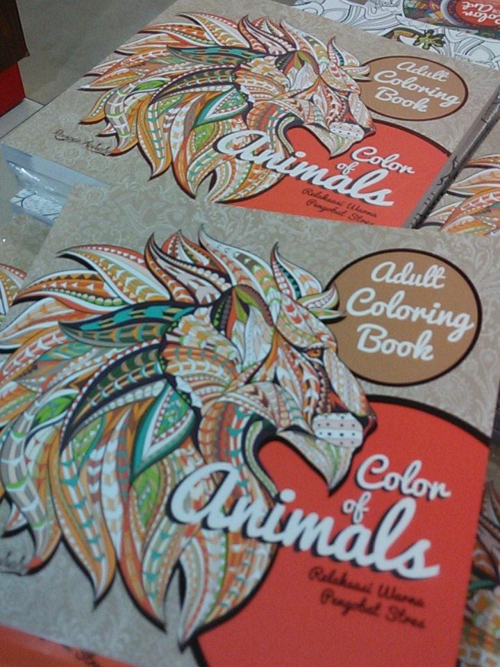 Download IG: GramediaMatraman on Twitter: "New arrival book: Adult Coloring Book Color Of Animals ...
