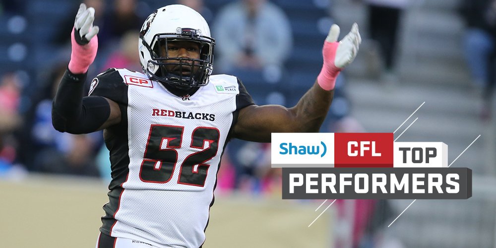 CFL's tweet photo. RT to vote for @REDBLACKS DL @SLemonator 🍋 as the @Shaw_CFL Fans' Choice Player of the Week. #CFL https://t.co/0nO8wCsR5X