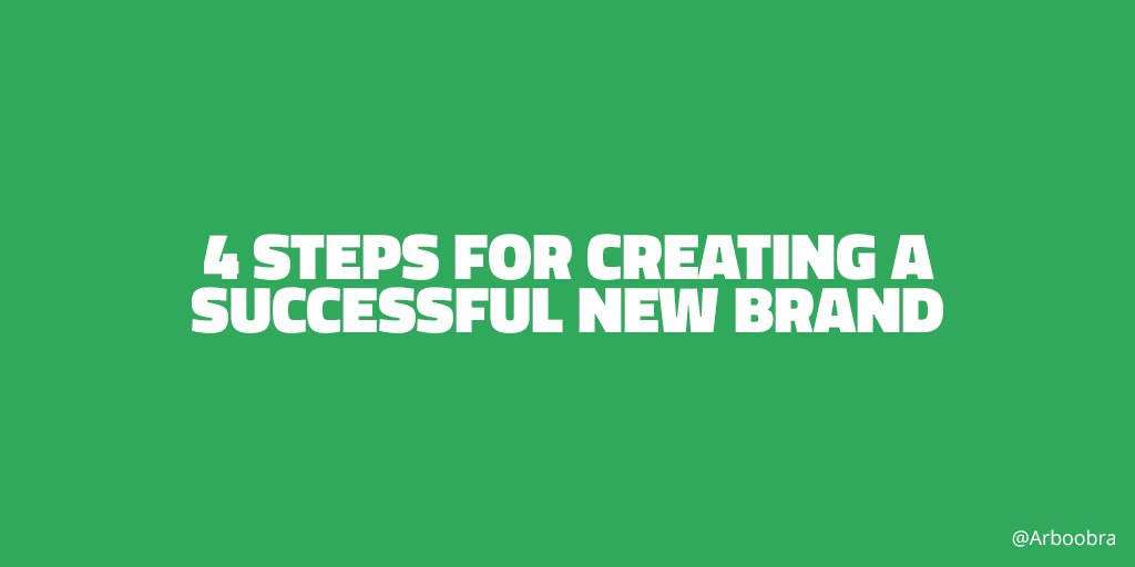 arboobra's tweet photo. 4 Steps for Creating a Successful New #Brand. https://t.co/kUyx2aSLNS by @irfanahmad1989 https://t.co/OAMHbEEbfC