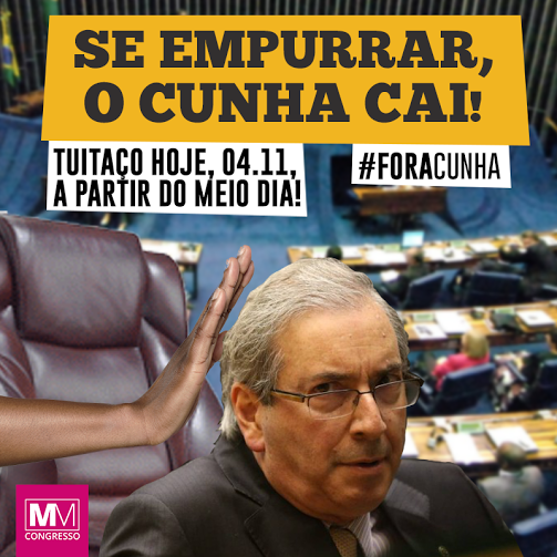 MelVilllanova's tweet photo. #ForaCunha
É daqui a pouco...
 https://t.co/nFnQuYHCX0