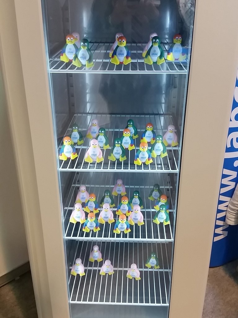LABINNOVATIONS's tweet photo. @Labcold all these penguins. They are going quick so come along and have a chat  #LABX15 https://t.co/SPE5LWwg4f