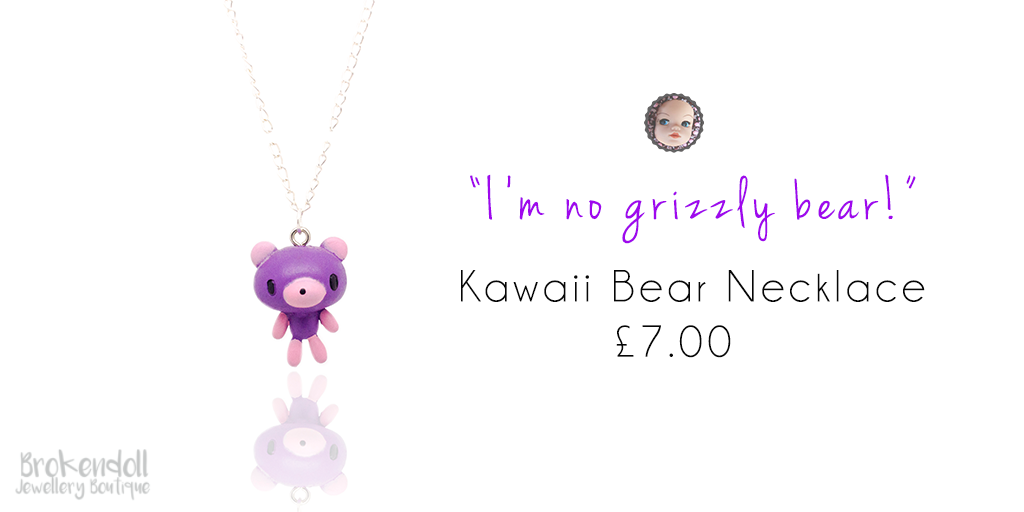 Brokendoll_uk's tweet photo. Kawaii Bear Necklace. Please Retweet https://t.co/GdBpIUEWlU #jewellery #jewelry #kawaii #brokendoll https://t.co/qazWxA92D7