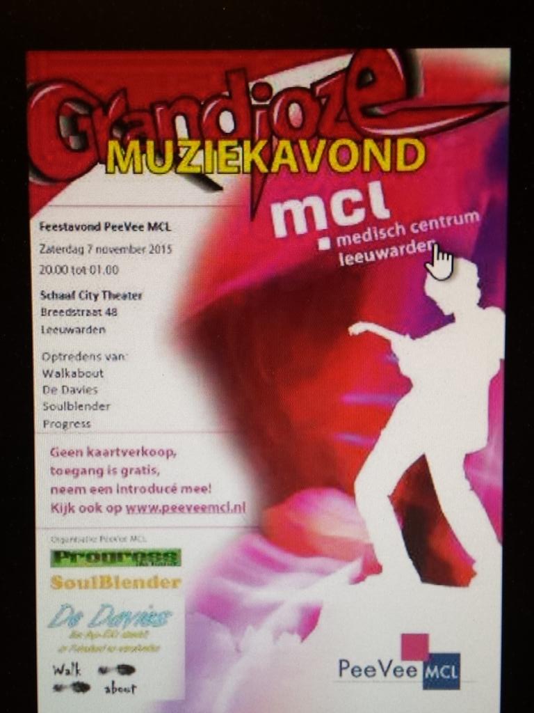 Progressdeband's tweet photo. Jullie komen zaterdag toch ook? Iedereen van @MCLeeuwarden naar Zalen Schaaf! RT aub. https://t.co/tYMqhv8Dw9