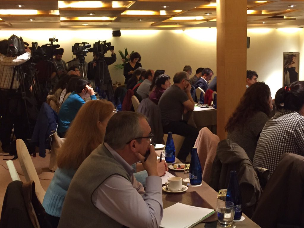 CheckpointSys's tweet photo. More than 35 journalists in Madrid to Launch the Global #Retail Theft Barometer #GRTB- Más de 35 periodistas! https://t.co/W1tLiW5vyM