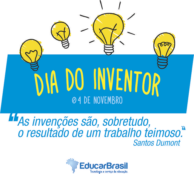 educarbrasil_'s tweet photo. Hoje, 04 de novembro é comemorado o #DiaDoInventor
Como não relembrar o visionário Santos Dumont. https://t.co/RLRy2vccd5