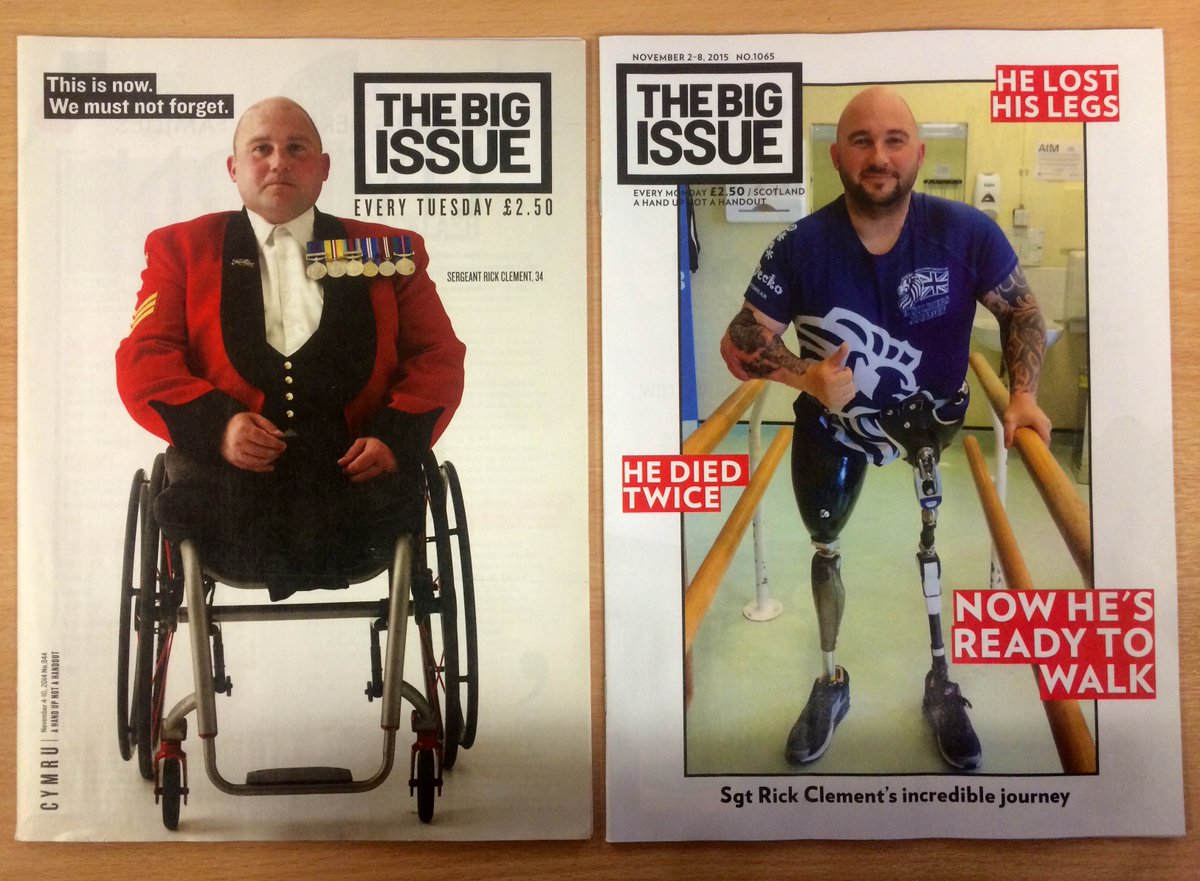 One year on. British Cover of the Year, 2014, left. On the right - the magazine to look out for this week. @SgtClem