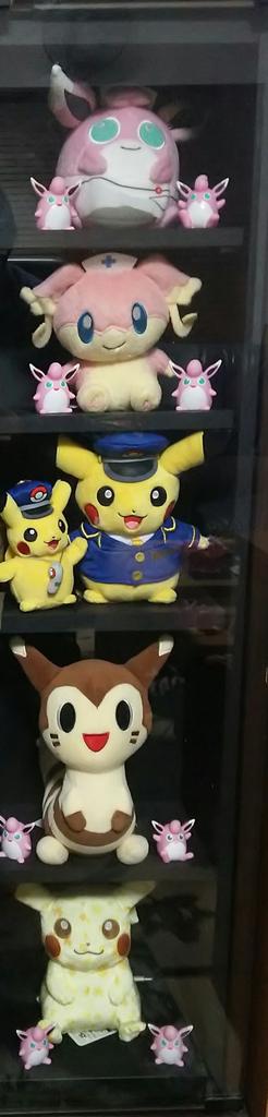 南 桜兎 部屋の一角にポケモンセンター縛りでぬいぐるみ並べたら めっちゃいい感じなった プクリンとタブンネはアニメの ポケモンセンター 他はポケモンセンターのグッズですな ポケモンセンター T Co Wcdab3cpn7