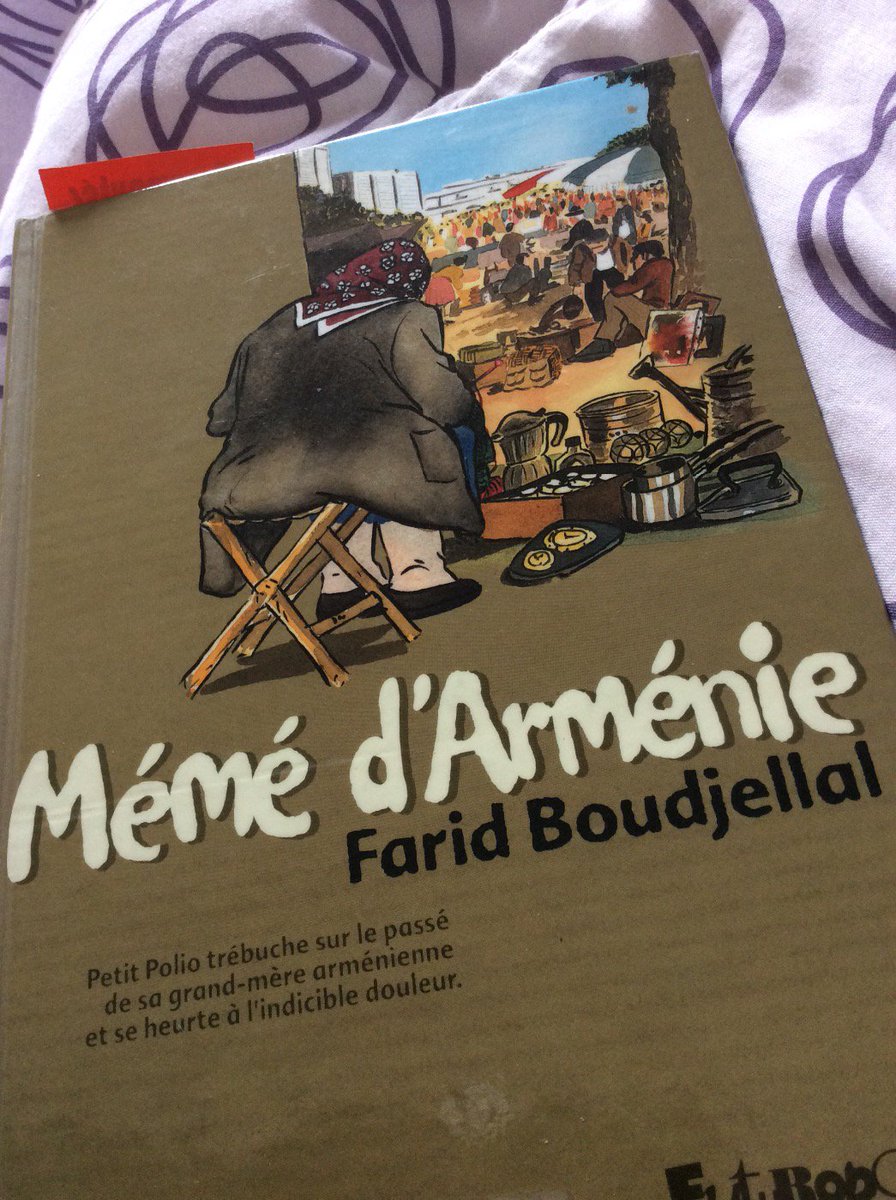 maissa_ls's tweet photo. Le livre de Farid Boudjellal "Mémé d'Arménie" est touchante, triste. @Futuropolis https://t.co/9Aom4erezv #stfbds7 https://t.co/G2WGmdTvyw