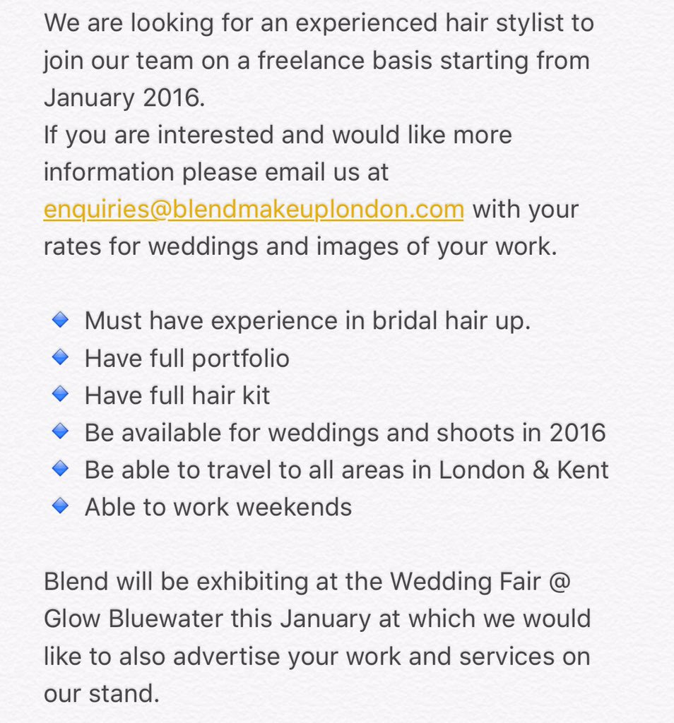 blendmakeuplond's tweet photo. #HairStylist need 💇🏽 #London #Kent #wedding #bridal https://t.co/J8FqOXby1Y