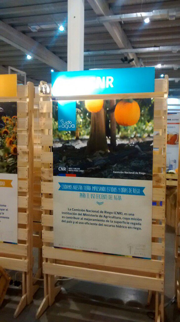 CNRCHILE's tweet photo. Todo listo en stand @MinagriCL para recibir a asistentes en Feria #ExpoFoodProcess en EspacioRiesco https://t.co/Kj9wzUwwzL