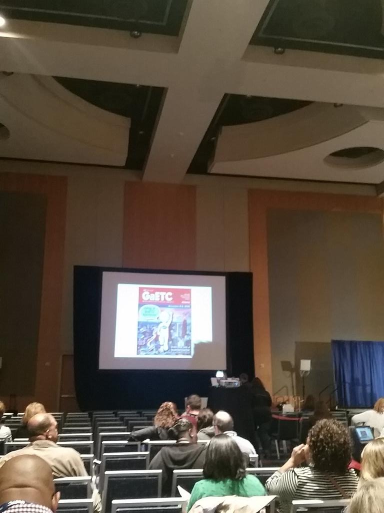 mimilovesfour's tweet photo. At #GaETC15 patiently awaiting the arrival of our own Super Hero.our Super Media Specialist@HcaputiTce.
@ElemTiger https://t.co/rE6FeHkMBZ