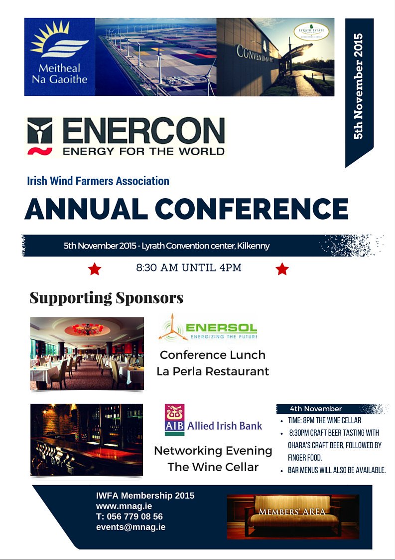 enersoleng's tweet image. Attending @MeithealGaoithe Annual Conf tomorrow? Don&apos;t miss out their #networkingevening at The Wine Cellar #IWFA15