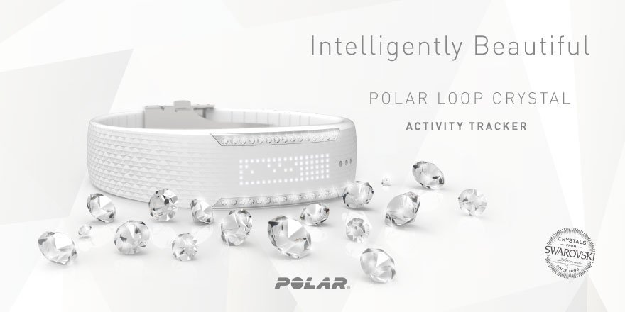 Introducing the #PolarLoopCrystal – activity tracker embellished with <a href="/Swarovski/">swarovski</a> crystals.  bit.ly/20nlaqU