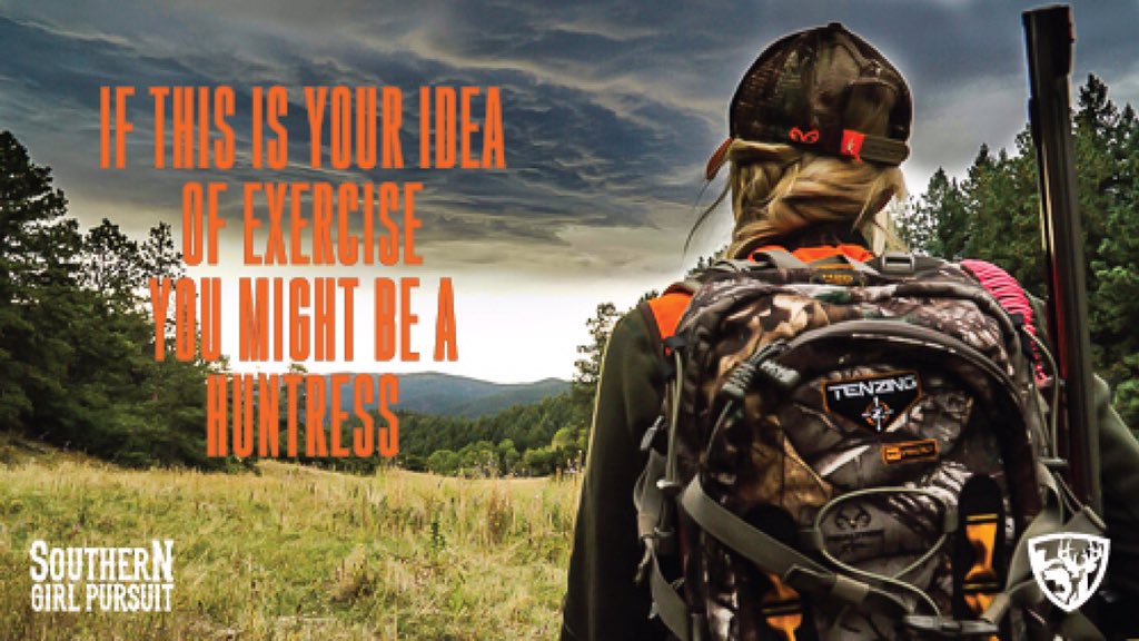 SouthernGP's tweet image. If this your idea of exercise, you might be a huntress #southerngirlpursuit @tenzingoutdoors @Realtree