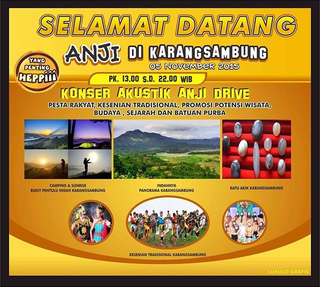 #eventKBM | Besok nih, ada Karangtaruna Gatra Karsa Karangsambung ''Yang Penting Happy......!!" :D #VisitKebumen2015