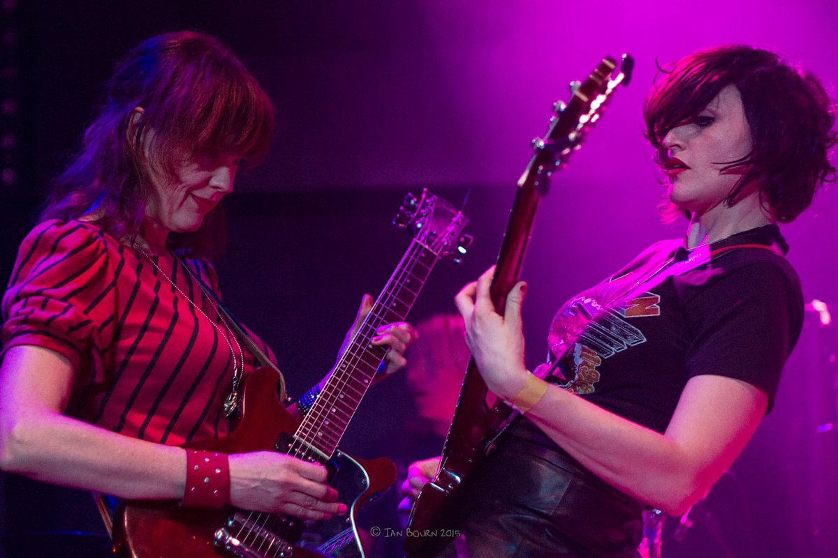 #EXHEX A great set in #Brighton. Thanks for letting me take a few pics. Here's one! <a href="/exhexband/">Ex Hex</a> live @TheHauntLive