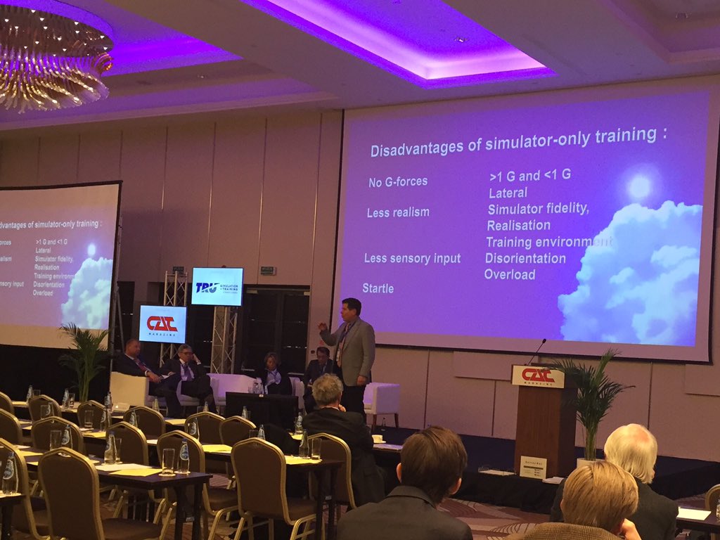 PaulDRyder's tweet photo. Erik Van Der Pluijm of @apstraining discusses in-aircraft UPRT at #eats2015 #AVsafety https://t.co/7DFI3cafa3