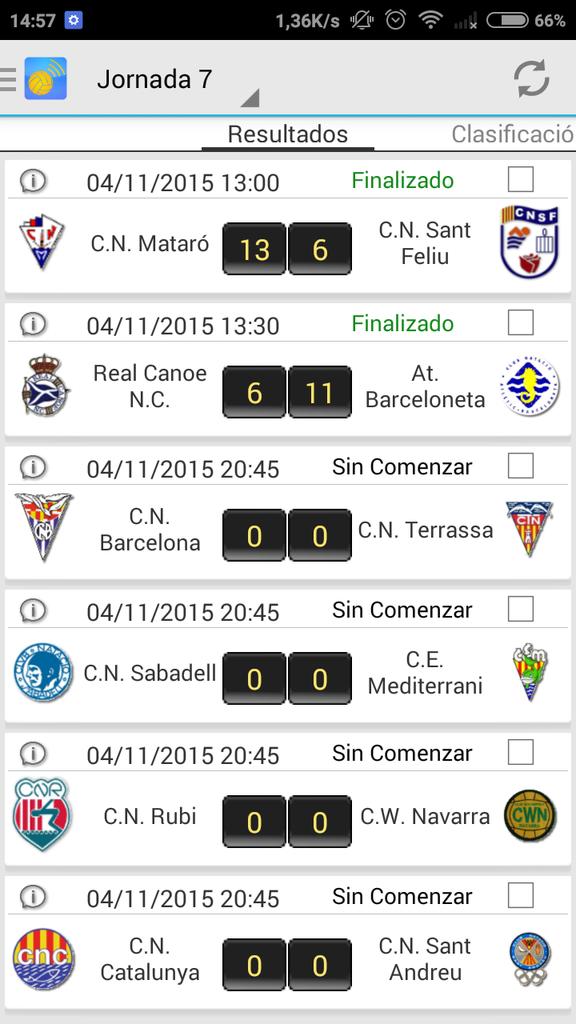 WPCenter_app's tweet photo. Ya tenemos los primeros resultados de esta jornada intersemanal! #DHM https://t.co/G3odbJh48H
