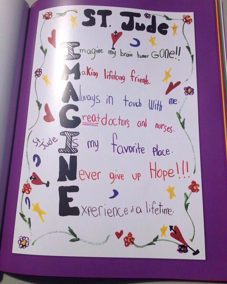 I is for imagine. Let's imagine a world without cancer! #stjude