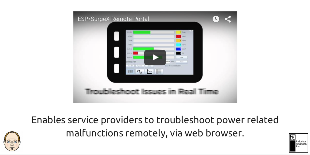 aslawetsky's tweet image. #Remotemonitor, troubleshoot #powerproblems in #realtime  bit.ly/1AuqsaP #IA411 @ESPprotection @SurgeXAV