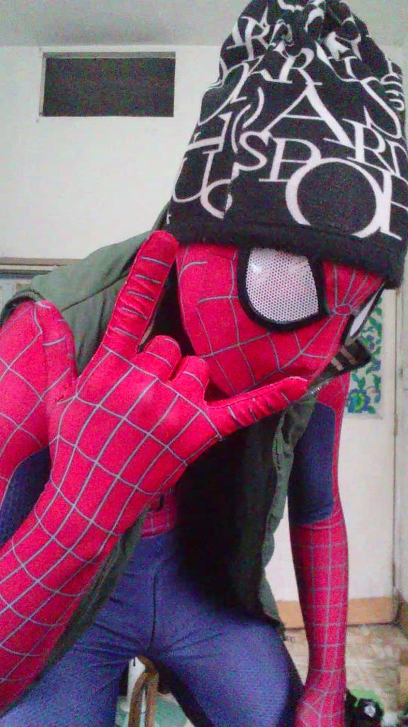 ShawtyLiu's tweet photo. SPIDER-MAN YO~YO~YO~
#SpiderMan #SpiderHowl #TaiwaneseSpiderMan #θθδΊΊ #θθθ±ͺ https://t.co/zH05D5Pt4i