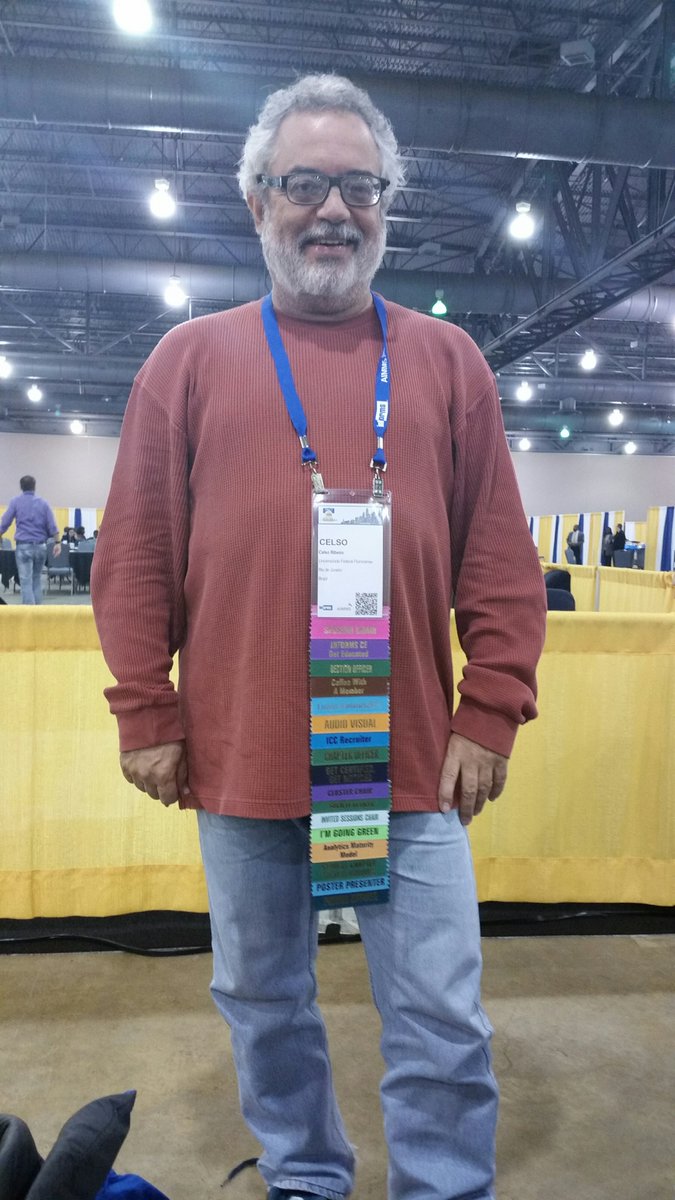 SpringerMath's tweet image. Celso Ribeiro, busiest man at #informs2015