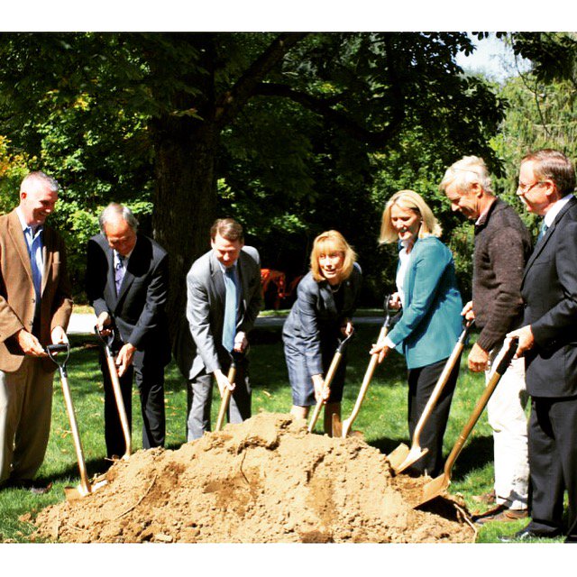 SamynDElia_Arch's tweet photo. Groundbreaking for SDA's renovations for the Phoenix House treatment facility at Daniel Webster Farm in Franklin, NH https://t.co/lAzrfYkjti