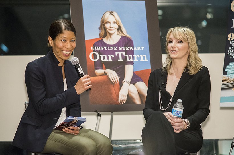 SandraEMartin's tweet photo. Just got pics from our @canadianliving #CLVIP event with @kirstinestewart last week! I think she's humouring me here https://t.co/xiOV8rpX13