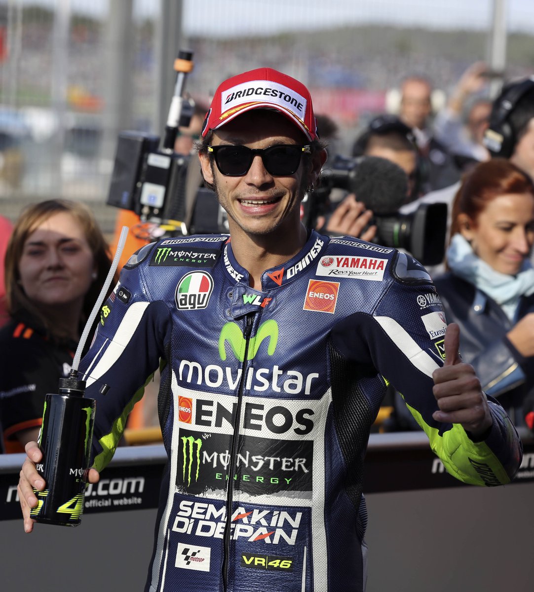 CircuitValencia's tweet photo. Rossi: "It'll be an intense weekend,a very important one. I want to think just about what will happen at the track" https://t.co/Nhx589QEzo