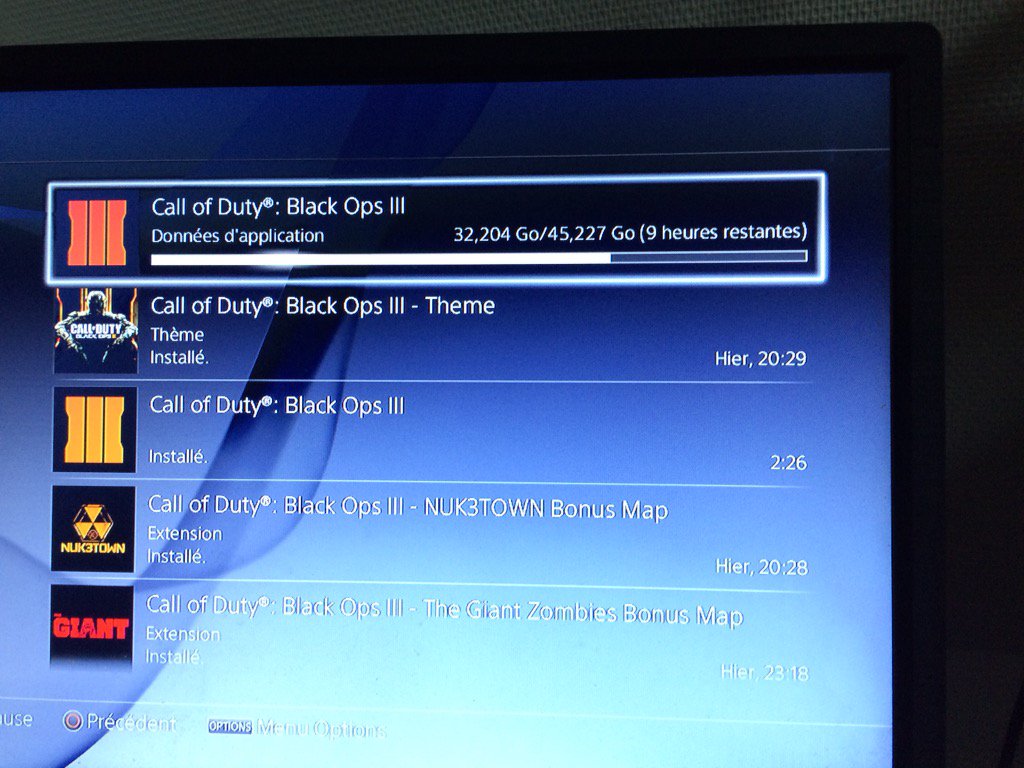 VITOw6v's tweet photo. C'est normal que j'ai un bo3 de 11Go et un autre de 45GO https://t.co/1l0IIYgqQh
