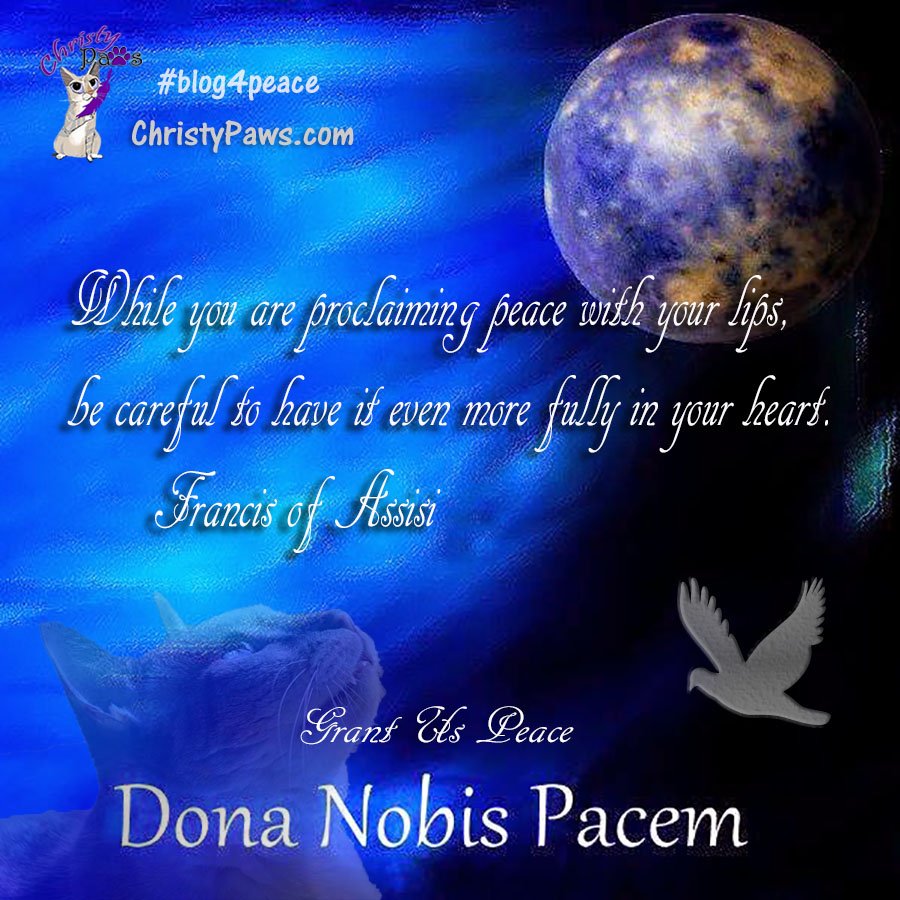 ChristyPawsChat's tweet image. #blog4peace #blogblast4peace christypaws.com/dona-nobis-pac…
