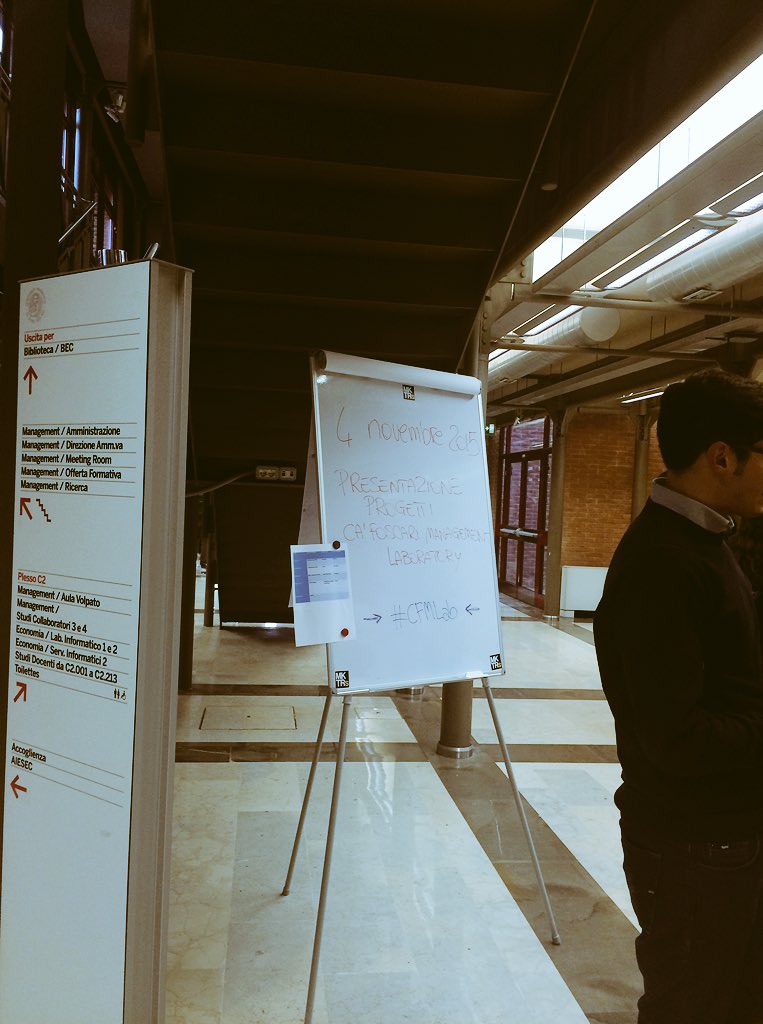 TSW_TheSixthW's tweet photo. Fra poco parte la presentazione dei progetti alle aziende #TSWUXLab #Lazzaris @PagheraGS #CFMlab https://t.co/pncMbrYQA7