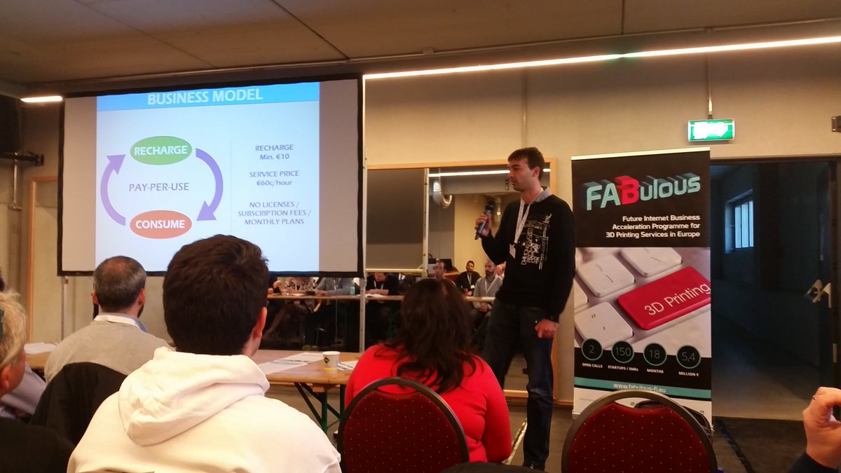 printelize's tweet photo. Day one at 3rd European Conference on the Future Internet :) #3dpritning #fabulous #startup #fiware https://t.co/nOAILeZ8P2