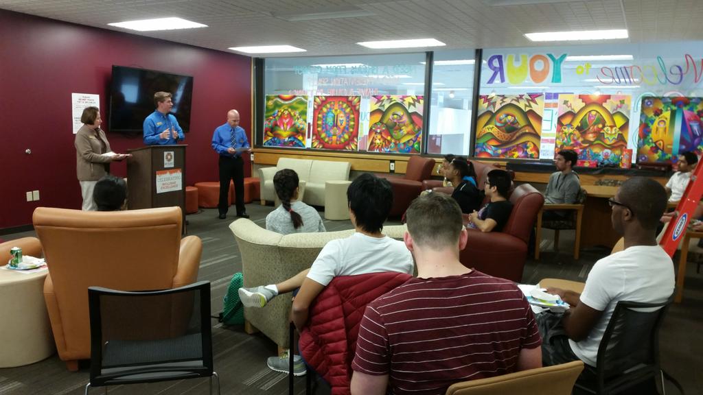 ImFirstRIT's tweet photo. The inaugural First Talk  #firstgen #mymajor #mycareer #mylife https://t.co/e95ihKcW41